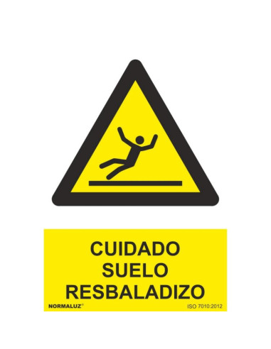 S. ALUM. PELIGRO SUELO RESBAL. 210x300mm