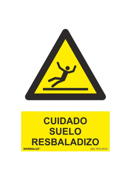 S. ALUM. PELIGRO SUELO RESBAL. 210x300mm