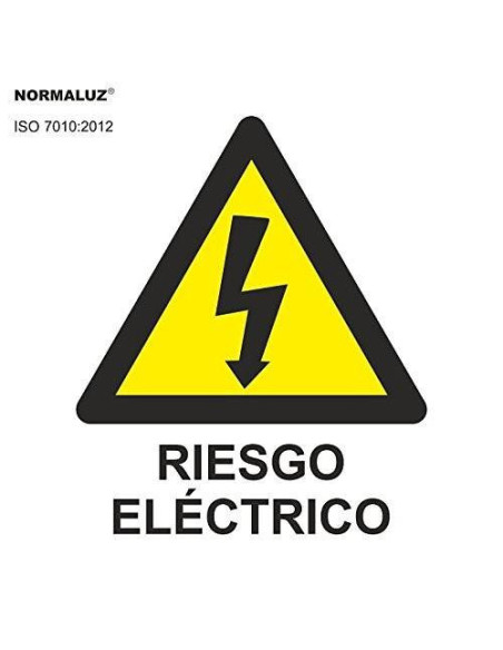 ADHESIVO 50x50mm RIESGO ELÉCTRICO P/10 u