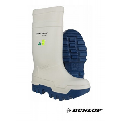 Bota purofort-thermo Dunlop blanca