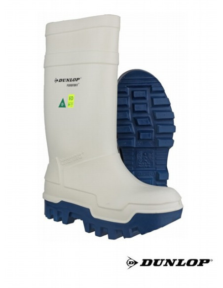 Bota purofort-thermo Dunlop blanca