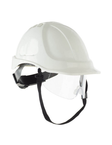 CASCO VISION C/VISOR TRANSP Y BARBIQUEJO