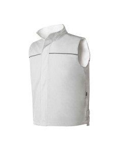 CHALECO-FORRO POLAR S/BOLS. BLANCO