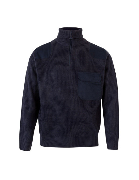 SUETER PUNTO M/CREMALLERA CUELLO ALTO