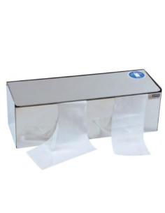 DISPENSADOR INOX PARA DELANTAL EN ROLLO