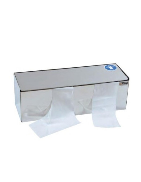 DISPENSADOR INOX PARA DELANTAL EN ROLLO