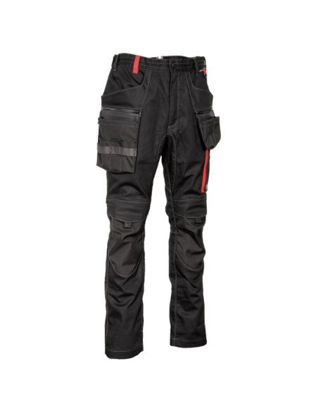 PANTALÓN MULTIB. TEJIDO REF. ROJO/NEGRO