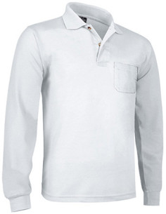 POLO M/L PUNTO PIQUE CON BOLSILLO