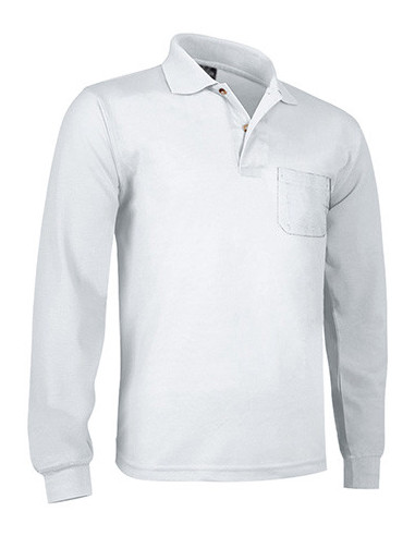 POLO M/L PUNTO PIQUE CON BOLSILLO