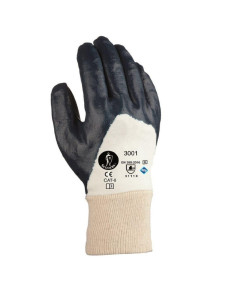 GUANTE NITRILO AZUL SOP/TEJIDO INTERLOCK